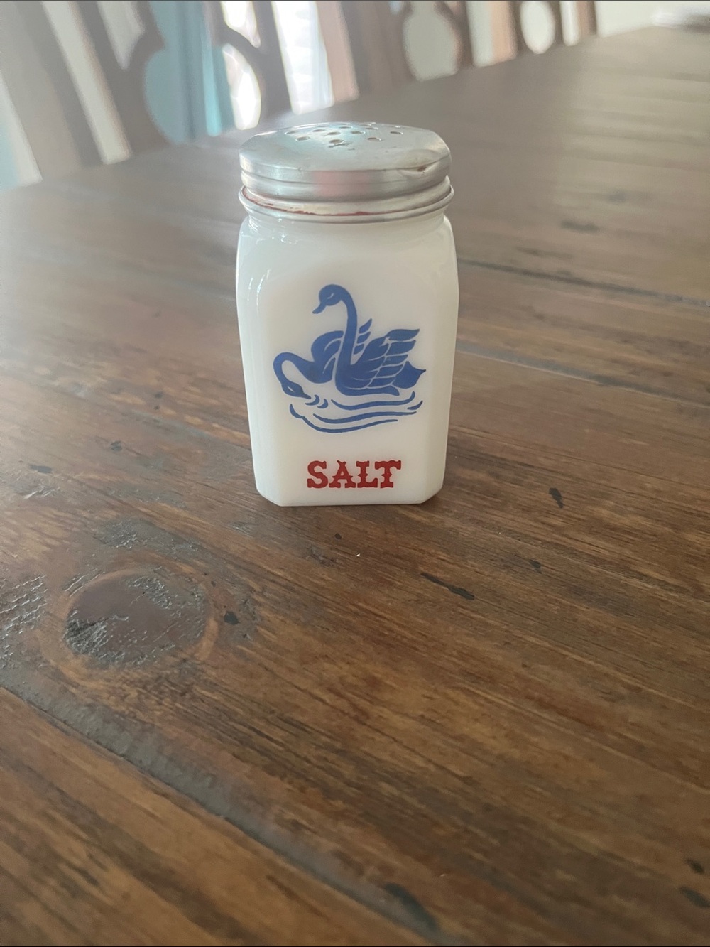Vintage Hazel Atlas Milk Glass Salt Shaker